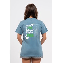 Regular Sırtta Not Free Baskılı Tshirt