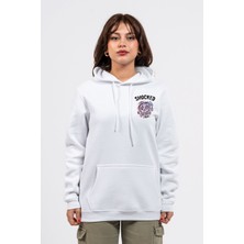 Regular Göğüste Shocked Baskılı Hoodie