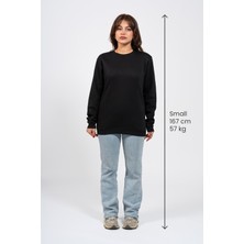 Regular Sırtta Shocked Baskılı Sweatshirt