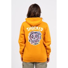 Regular Sırtta Shocked Baskılı Hoodie