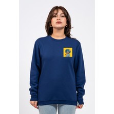 Regular Göğüste Cry Woman Baskılı Sweatshirt