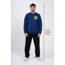Regular Göğüste Cry Woman Baskılı Sweatshirt