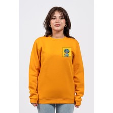 Regular Göğüste Cry Woman Baskılı Sweatshirt