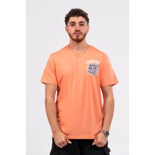 Regular Göğüste Shocked Baskılı Tshirt