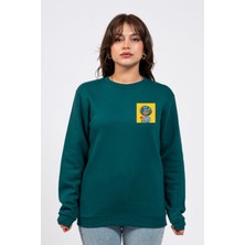Regular Göğüste Cry Woman Baskılı Sweatshirt