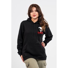 Regular Göğüste Baskılı Scary Hoodie