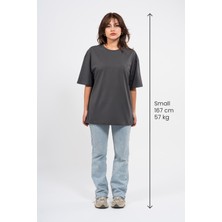 Oversize Attitude Baskılı Tshirt