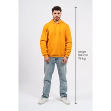 Regular Sırtta Baskılı Scary Hoodie