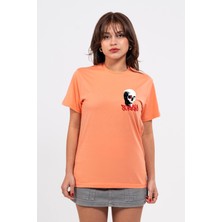 Regular Göğüste Scary Baskılı Tshirt