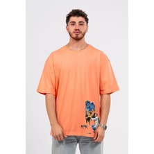 Oversize Dali Baskılı Tshirt