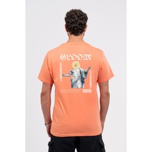 Regular Sırtta Bloom Baskılı Tshirt