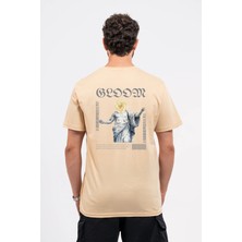 Regular Sırtta Bloom Baskılı Tshirt