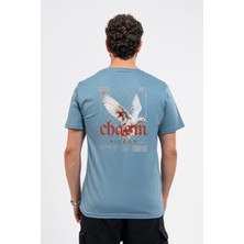 Regular Sırtta Chasm Baskılı Tshirt