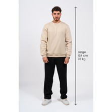 Regular Sırtta Bloom Baskılı Sweatshirt