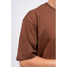Oversize Fearless Baskılı Tshirt