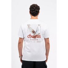 Regular Sırtta Chasm Baskılı Tshirt
