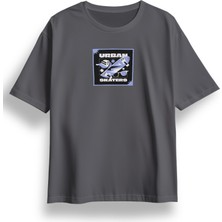 Oversize Urban Skaters Baskılı Tshirt