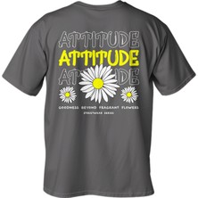 Regular Attitude Baskılı T-Shirt