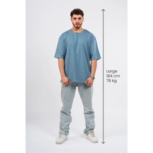 Oversize Capturing Life Baskılı Tshirt