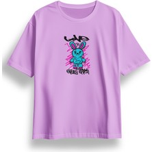 Oversize Every Stich Baskılı Tshirt