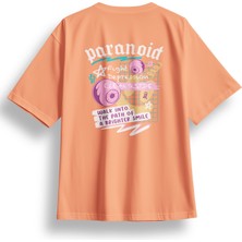 Oversize Paranoid Baskılı Tshirt