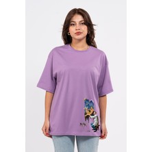 Oversize Dali Baskılı Tshirt