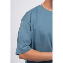 Oversize City Streets Baskılı Tshirt