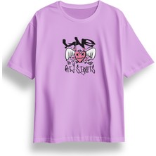 Oversize City Streets Baskılı Tshirt