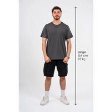 Regular Destruction Baskılı T-Shirt