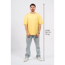 Oversize Capturing Life Baskılı Tshirt