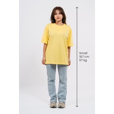 Oversize Capturing Life Baskılı Tshirt