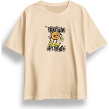 Oversize Street Culture Baskılı Tshirt