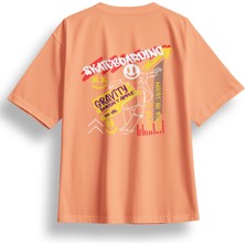 Oversize Skateboarding Baskılı Tshirt