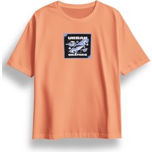 Oversize Urban Skaters Baskılı Tshirt