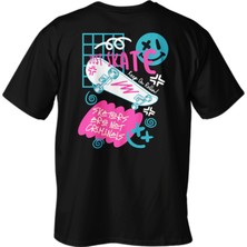 Regular Just Skate Baskılı T-Shirt