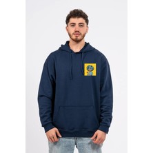 Oversize Göğüste Cry Woman Baskılı Hoodie