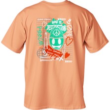 Regular Destruction Baskılı T-Shirt