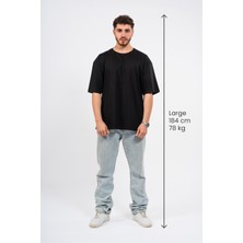 Oversize Skateboarding Baskılı Tshirt