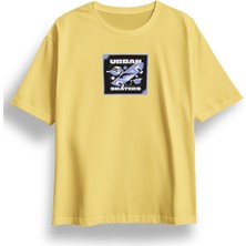 Oversize Urban Skaters Baskılı Tshirt