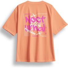 Oversize Nocturnal Baskılı Tshirt