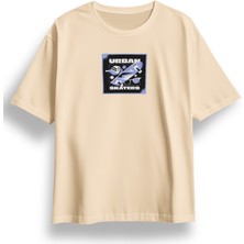 Oversize Urban Skaters Baskılı Tshirt
