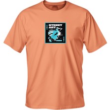 Regular Street Art Baskılı T-Shirt