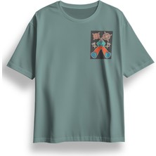 Oversize Street Game Baskılı Tshirt