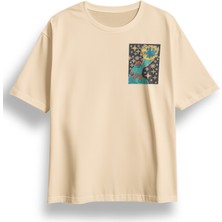 Oversize Street Stars Baskılı Tshirt