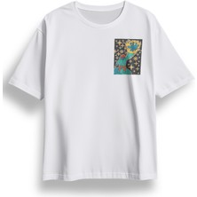 Oversize Street Stars Baskılı Tshirt