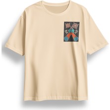 Oversize Street Game Baskılı Tshirt