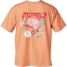 Regular Depression Baskılı T-Shirt