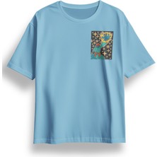 Oversize Street Stars Baskılı Tshirt