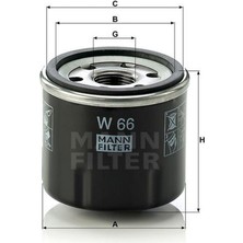 Yağ Filtresi [ Renault Clio Ii 1.2 16V 1998 -, Clio Iii 1.2 16V 2005 -, Clio Iv 1.2 16V 2012 -, Kangoo 1.2 16V 2001 - ] Dpmah