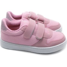 BURBER MESH ÇOCUK SNEAKER - PEMBE - 6003 - 28